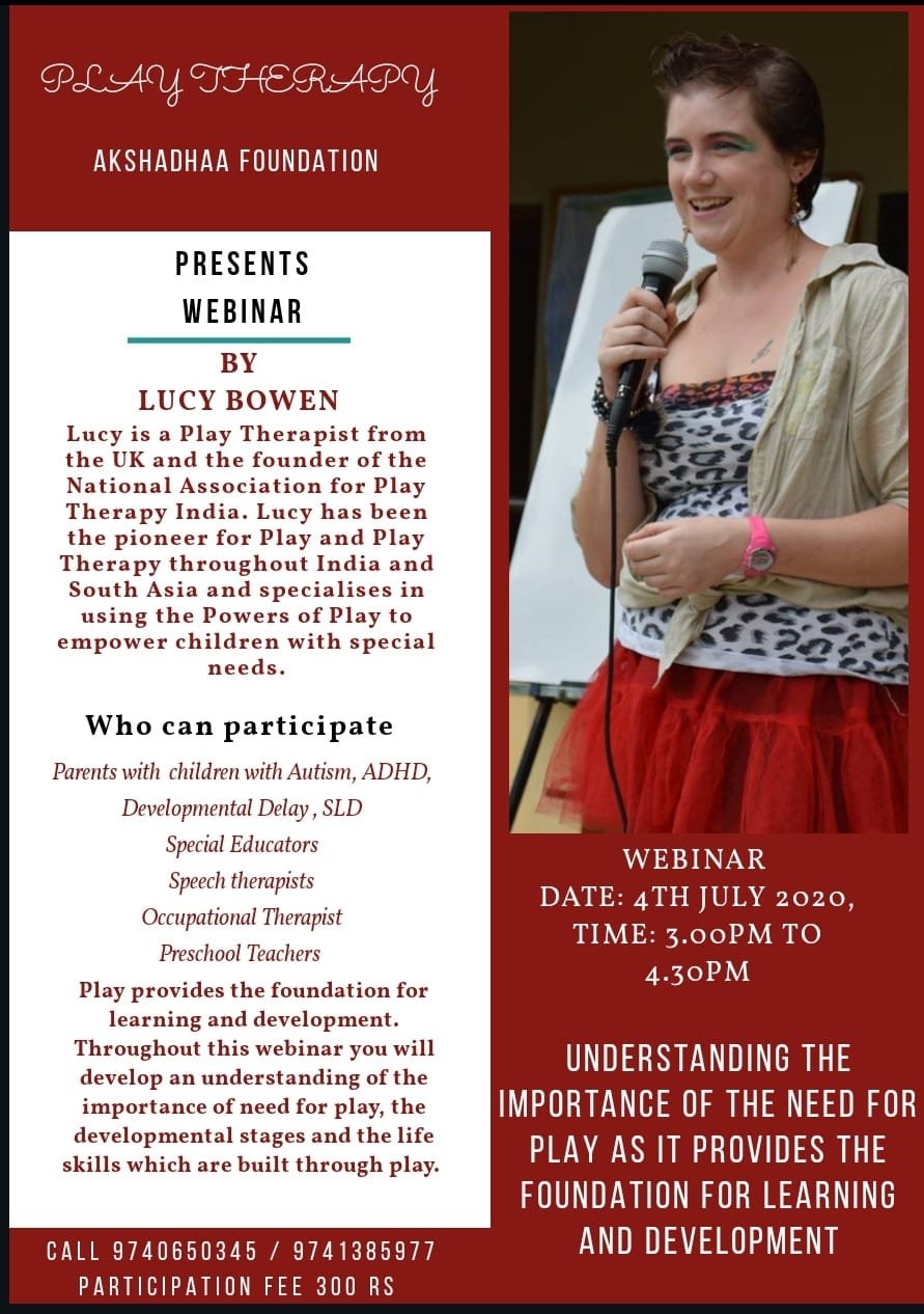 Play Therapy - Present webinar by Lucy Bowen